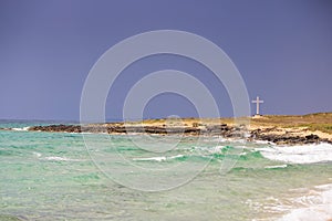 Looming storm at sea, autumn mood from Apulia