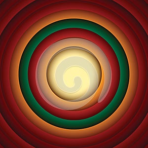 Looney tunes style Circle Abstract Background