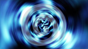 Loop abstract blue radial gradient circle tunnel background