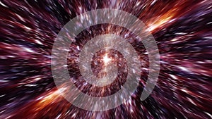 Loop abstract hyper space warp tunnel background