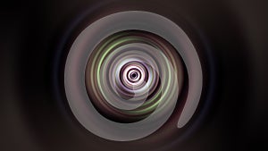 Loop Multicolored radial ring rotation abstract background
