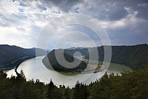 Loop of the river Danube