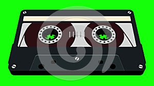 Loop tape casette music animation 01