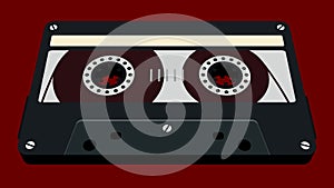 Loop tape casette music animation 02