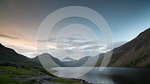 Loopable video of clouds and mountains, Lake District, England