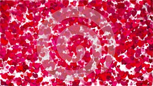 Looped valentines day background animation