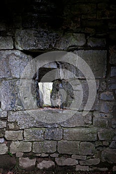 Loophole medieval castle, Crevecoeur, Leffe, Dinant, Belgium