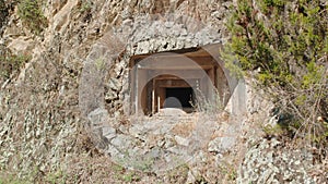 Loophole to shoot World War II bunkers casemate Calabria