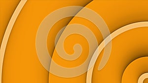 Looping background animation With orange concentric circles moving from corner