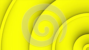 Looping background animation with yellow concentric circles moving from corner