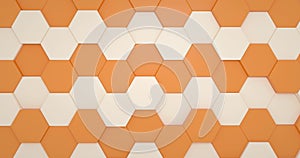 Looping hexagon animation background abstract displacement