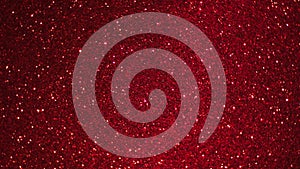 Looping Rotating Red Glitter