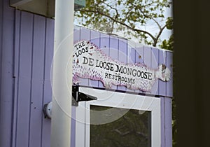 The Loos at De Loose Mongoose Restaurant, Trellis Bay, Beef Island, BVI