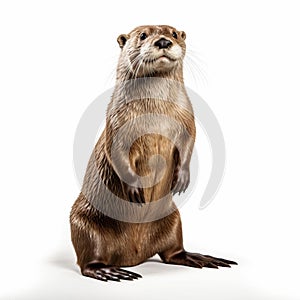 Loose Gestural Otter Full Body Image