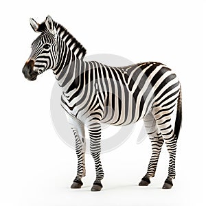 Loose Gestural Zebra Full Body Artwork