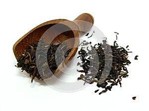 Loose tea leaves