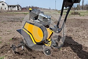 Loosens the soil cultivator close-up