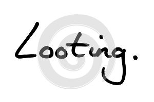 Looting photo