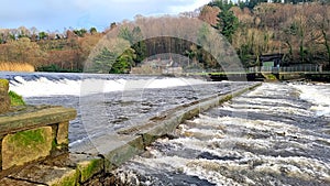 Lopwell Dam , Maristow Estate and The River Tavy Devon uk photo