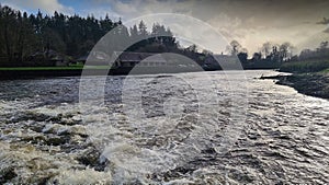 Lopwell Dam , Maristow Estate and The River Tavy Devon uk photo