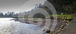 Lopwell Dam , Maristow Estate and The River Tavy Devon uk photo