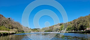 Lopwell Dam River Tavy from dartmoor