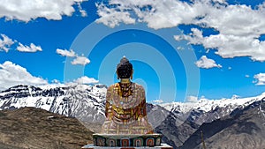 lord buddha statue in Himalayas