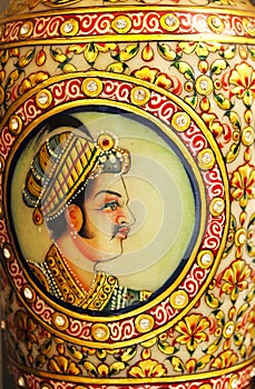 Indian Mughal Mural