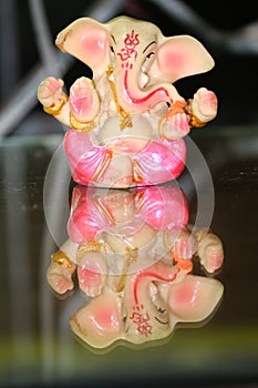 Lord ganesh. the indian god