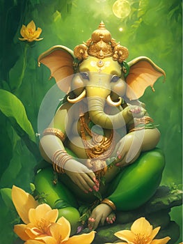 Lord Ganesh is worshiped first before starting anything new. Lord Ganesha clears the obstacles .