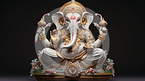 Lord Ganesha, Deva, Brahman Ganapatya, Saguna Brahman Panchayatana puja, in Hinduism, the elephant-headed god of wisdom