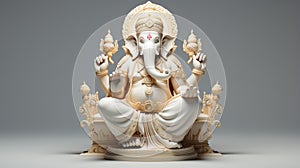 Lord Ganesha, Deva, Brahman Ganapatya, Saguna Brahman Panchayatana puja, in Hinduism, the elephant-headed god of wisdom photo