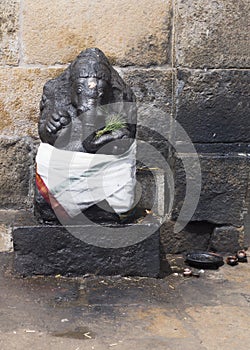 Lord Ganesha at Gangaikunda Temple.