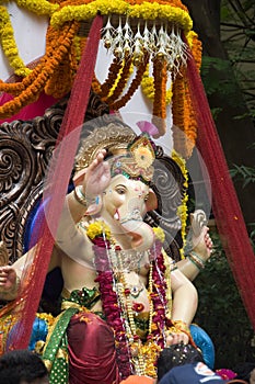 Lord Ganesha Procession Two photo