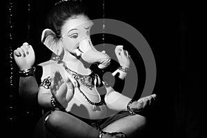 Lord ganesha ready to bless