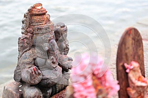 Lord Ganesha at Riverside of Bengaluru, India
