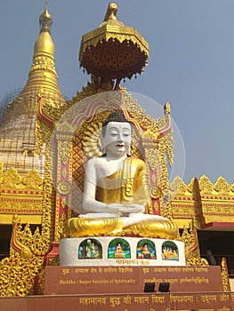 Lord gautham Buddha Statue at pagoda