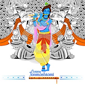 Lord Krishana in Happy Janmashtami