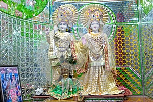Lord Krishna and Radha in Temple