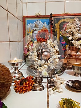 Lord kubera pooja diwali festival