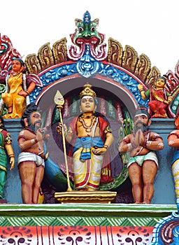 Lord Muruga with his disciples