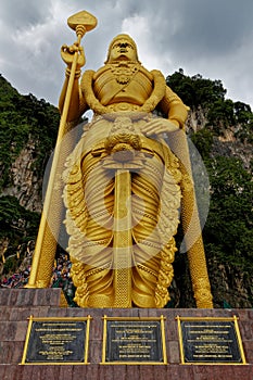 Lord Murugan Statue, Batu caves, Kuala Lumpur, Malaysia.