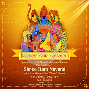 Lord Ram, Sita, Laxmana, Hanuman and Ravana in Ram Navami