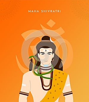 Lord Shiv in Maha Shivaratri Creative Post