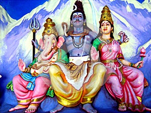 Lord Shiva Family photo