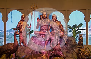 Lord Shiva family Sculptures