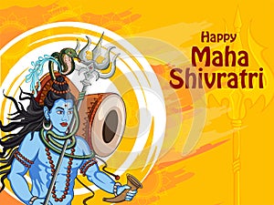 Lord Shiva on holy ocassion of Maha Shivratri, Hindu festival of India