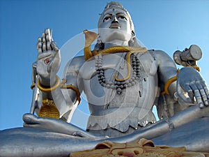 Lord Shiva idol close up photo