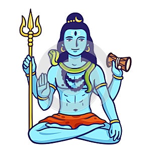 Lord Shiva illustration