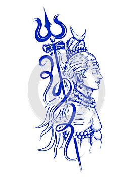 Lord Shiva, Indian God of Hindu photo